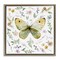 Stupell Industries Chic Cottage Butterfly Framed Floater Canvas Wall Art Design by Carol Robinson